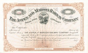 Aspen and Maroon Railway Co.